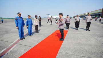Kapolri Bertolak ke Lampung Groundbreaking SPPG Polri