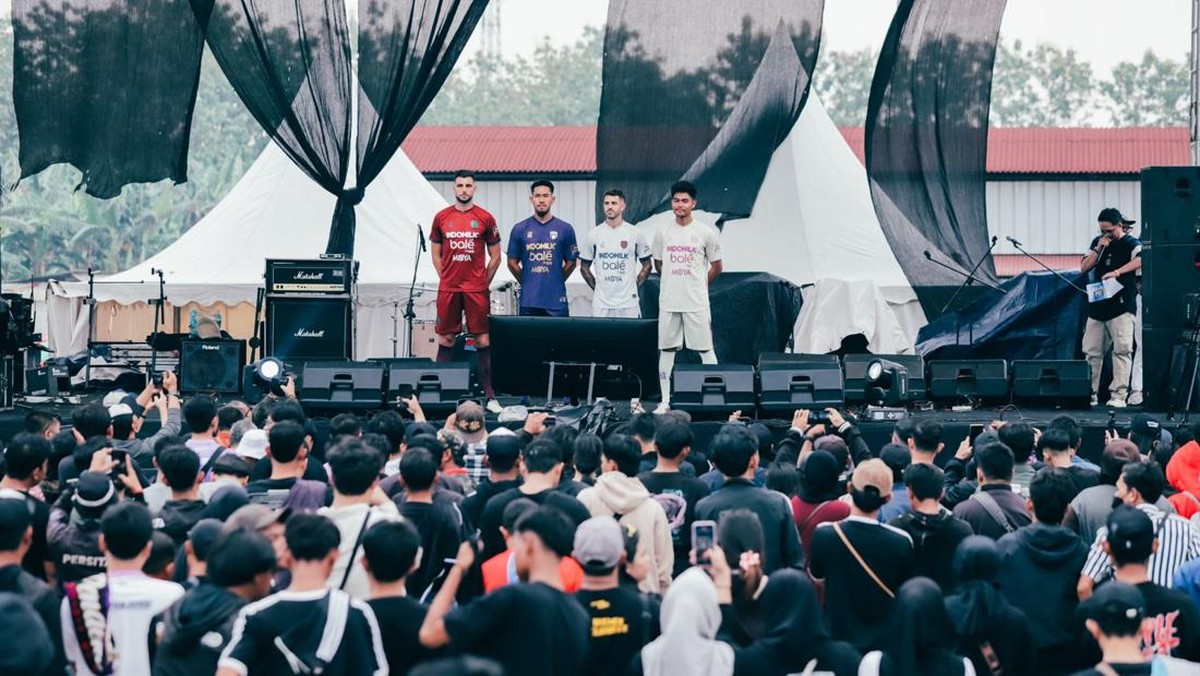 Suasana peluncuran tim Persita 2025/26 di Indomilk Arena, Minggu (27/7/2025). Foto: Dok. Persita