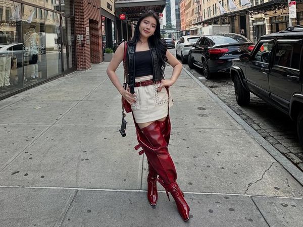 Standout! Outfit Tiara Andini Nonton Konser BLACKPINK di New York