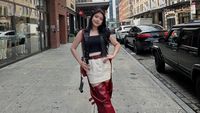 Foto: Totalitas Gaya Tiara Andini Nonton Konser BLACKPINK di Amerika