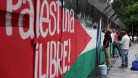 Warga Meksiko Lukis Mural Palestina, Serukan Aksi Kemanusiaan untuk Gaza