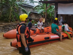Banjir Rendam 5 Kecamatan di Tanggamus, 420 Jiwa Terdampak