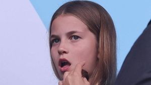 Foto: Putri Charlotte Antusias Nonton Final Euro Putri 2025, Penuh Ekspresi