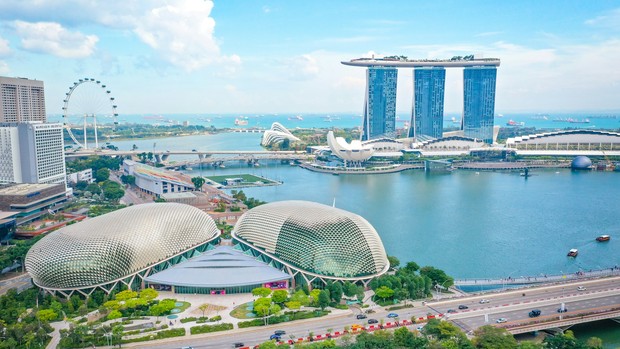 Marina Bay, Singapura/Foto: Unsplash.com/Meriç Dağlı smart city paling futuristik di dunia