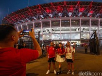 Suasana GBK Jelang Final Piala AFF U-23 2025 Indonesia Melawan Vietnam