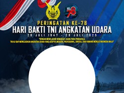 15++ Twibbon Hari Bakti TNI AU 2025 Lengkap Cara Pasangnya, Yuk Semarakkan!