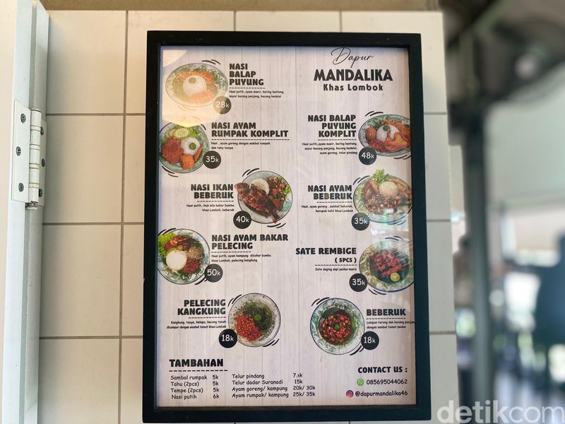 Dapur Mandalika, kuliner Lombok yang enak di kawasan Cikini, Jakarta Pusat