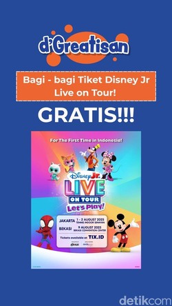 dGreatisan: Bagi-bagi Tiket Disney Jr Live On Tour