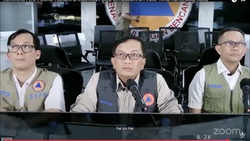 BNPB Mengimbau Warga di 6 Wilayah untuk Menjauhi Pantai 2 Jam Sebelum Perkiraan Tsunami