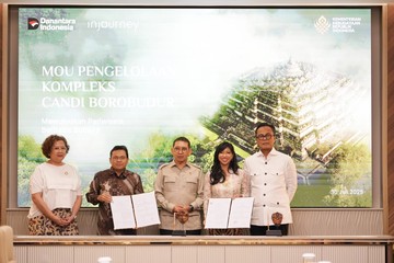 Kemenbud-InJourney Kerja Sama Perkuat Pengelolaan Candi Borobudur