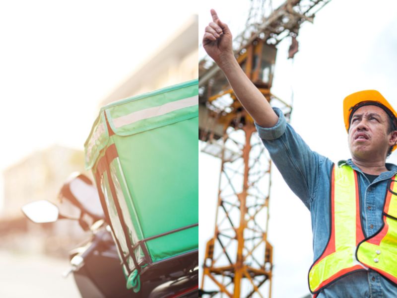 Modus! Kuli Proyek Jalanan Pesan Makanan Online tapi Ogah Bayar
