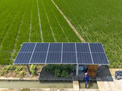 Energi Surya Jadi Andalan Irigasi Sawah Tadah Hujan di Indramayu