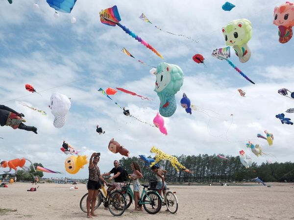 Langit Bali Semarak Festival Layang-Layang Internasional 2025