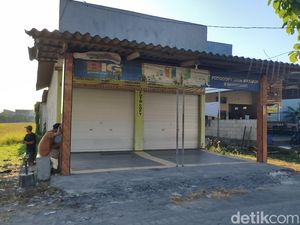 Penampakan Toko Fotocopy Tempat Syahrama Bunuh Driver Ojol Wanita