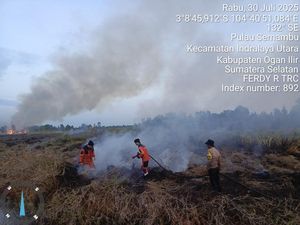 Karhutla di Ogan Ilir Meluas, Tercatat 12,5 Hektare Lahan Sudah Terbakar Karhutla di Ogan Ilir Meluas, Tercatat 12,5 Hektare Lahan Sudah Terbakar