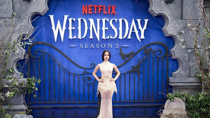 Wednesday LONDON, ENGLAND - JULY 30: Jenna Ortega attends the