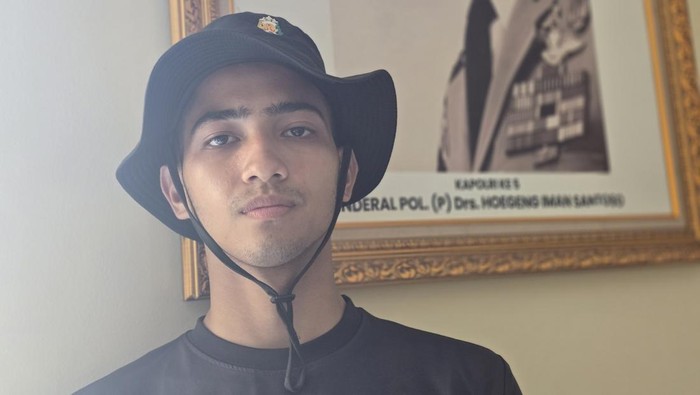 Calon Bhayangkara Taruna Akademi Kepolisian (Cabhatar Akpol) asal Makassar, Sulawesi Selatan (Sulsel), Gonzalo Algazali Bravo,