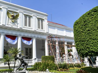 Istana Negara Dipercantik Sambut HUT ke-80 RI
