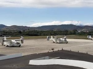 Lima Pesawat Militer AS Bolak-balik ke Labuan Bajo Lima Pesawat Militer AS Bolak-balik ke Labuan Bajo