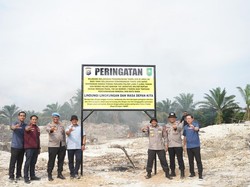 Peringatan Keras Polda Riau: Papan Larangan PETI Dipasang di Kuansing