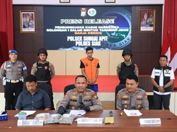 Operasi Narkoba di Siak, Polisi Tangkap Pengedar dan Sita 2,2 Kg Ganja