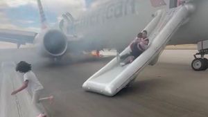 Roda American Airlines Keluarkan Asap, Penumpang Dievakuasi