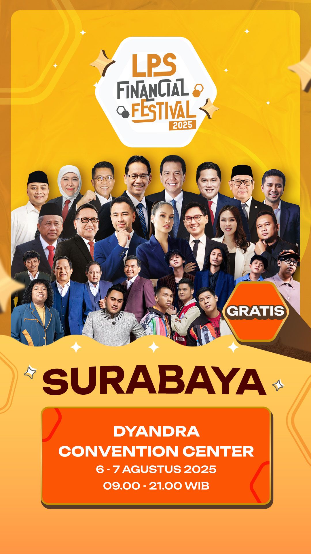 2025 Wajib banget melek soal financial. Biar kamu nggak ketinggalan, Yuk, mampir ke Financial Festival tanggal 6–7 Agustus 2025 di Dyandra Convention Center, Surabaya!

Acara ini gratis! Daftar detik ini juga di https://detikevent.com/lpsfinfessby