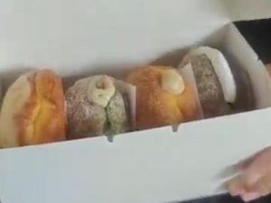 Video: Cicipin Donat Viral di Tebet, Adonan Empuk-Rasa Beragam! Video: Cicipin Donat Viral di Tebet, Adonan Empuk-Rasa Beragam!