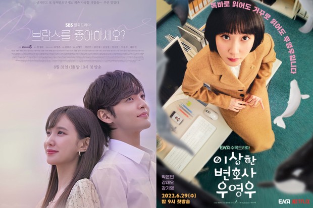 Poster drama 'Do You Like Brahms' dan 'Extraordinary Attorney Woo'