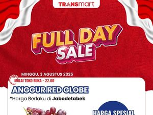 Cuma di Transmart Full Day Sale, Anggur Red Globe Jadi Semurah Ini Cuma di Transmart Full Day Sale, Anggur Red Globe Jadi Semurah Ini