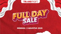 Belanja Bulanan Langsung ke Transmart Full Day Sale, Banjir Diskon 50% + 20%