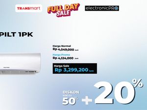 Lawan Gerah Pakai AC Split 1 PK, Lebih Hemat di Transmart Full Day Sale Lawan Gerah Pakai AC Split 1 PK, Lebih Hemat di Transmart Full Day Sale