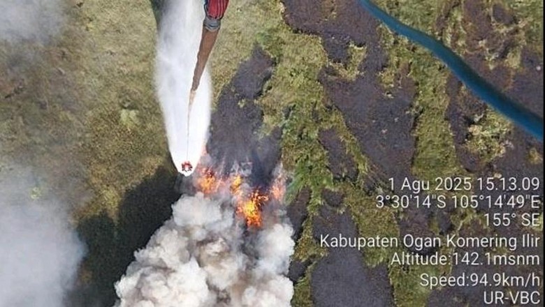 Ogan Ilir dan Muba Masuk Zona Merah Karhutla