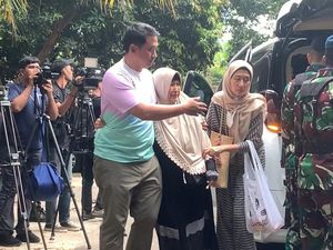 Video Momen Jenazah Marsma Fajar Tiba di Rumah Duka