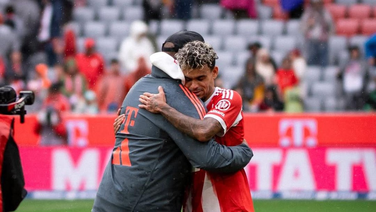 Luis Diaz debut untuk Bayern Munich. (Foto: Dok. Instagram/@fcbayern)