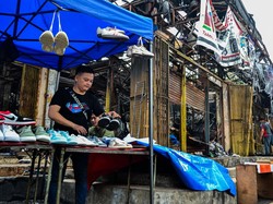 Jeritan Asa Pedagang agar Tampur Jaksel Diperbaiki Usai Amuk Api