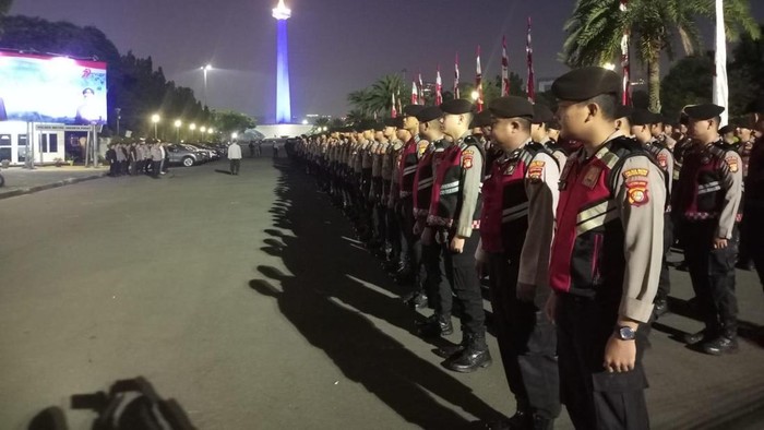 Ribuan Personel Siaga, Aksi Bela Palestina di Monas Kondusif