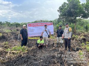 Sebabkan Lahan Gambut Terbakar Selama 1 Jam, Pria di Inhu Ditangkap
