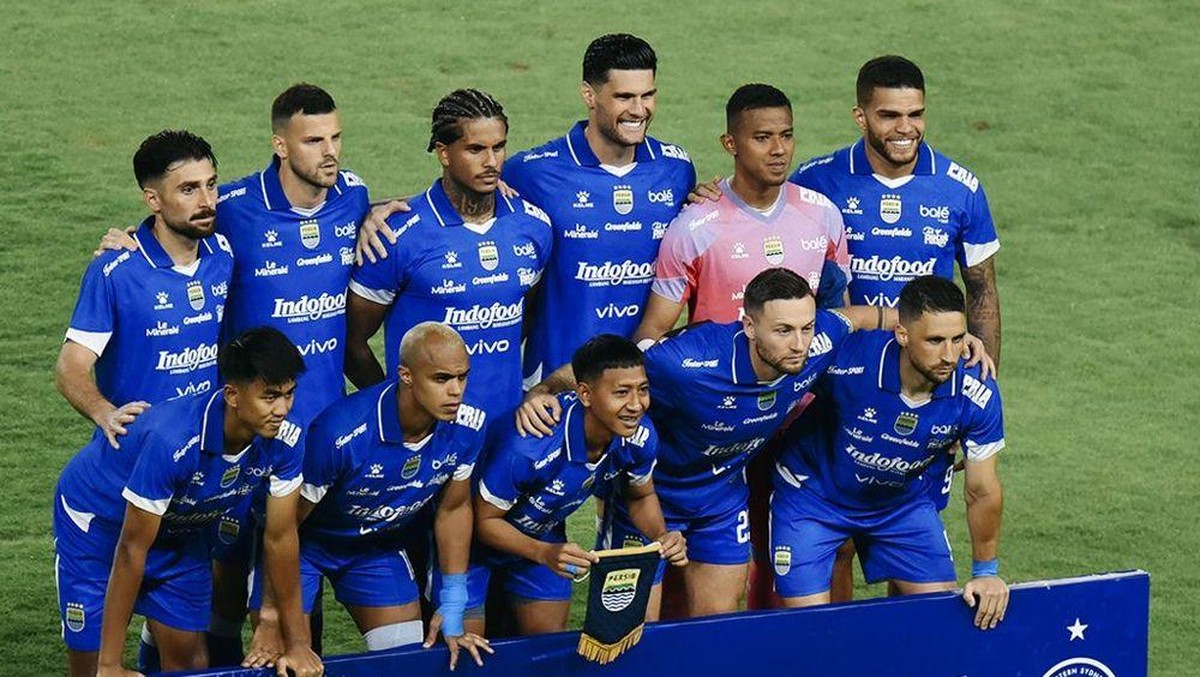 Juara bertahan Persib Bandung hari ini akan bertanding menghadapi Semen Padang. Foto: Dok. Persib Bandung