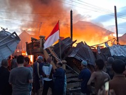 5 Rumah di Ogan Ilir Ludes Terbakar, Diduga Korsleting Listrik