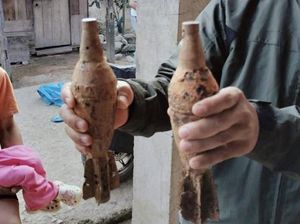 IRT di Majene Temukan 2 Mortir Saat Tanam Nilam di Kebun IRT di Majene Temukan 2 Mortir Saat Tanam Nilam di Kebun