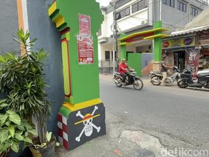 Mural One Piece Juga Digambar di Kampung Surabaya, Ini Alasan Warga