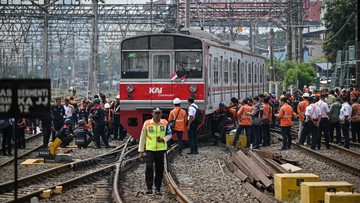 KAI Pastikan Tak Ada Penumpang Terluka Imbas KRL Bogor-Jakarta Anjlok