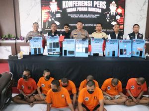 25 Pengedar Diciduk dalam 11 Pekan, Narkoba Rp 367 Juta Disita di Mojokerto