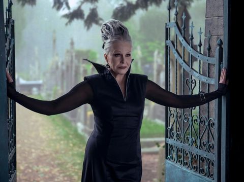 Wednesday. Joanna Lumley as Grandmama in episode 204 of Wednesday. Cr. Owen Behan/Netflix © 2025