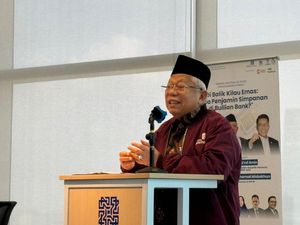 Bullion Bank Belum Punya Penjamin, Maruf Amin Angkat Bicara Bullion Bank Belum Punya Penjamin, Maruf Amin Angkat Bicara