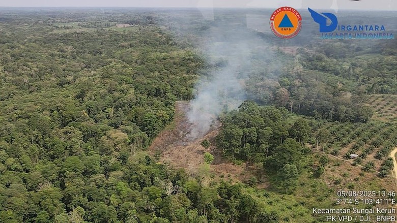 Wilayah Muba Terpantau Berasap, Petugas Langsung Cek ke Lapangan