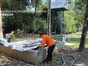 423 Jiwa di Jonggol Bogor Terdampak Kekeringan, BPBD Suplai Air Bersih