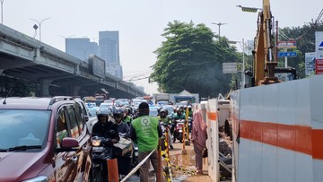 Ini Titik-titik Galian Picu Macet di Jalan TB Simatupang Jaksel
