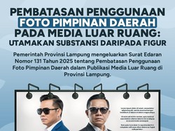 Pemprov Lampung Larang Pasang Foto Gubernur di Baliho, Videotron-Billboard